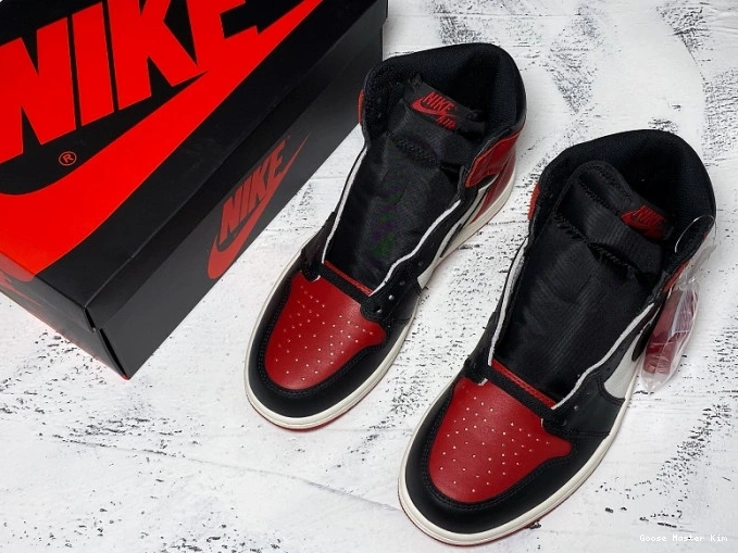 Retro High Bred OG Jordan Air 1 555088-610 Toe 0802
